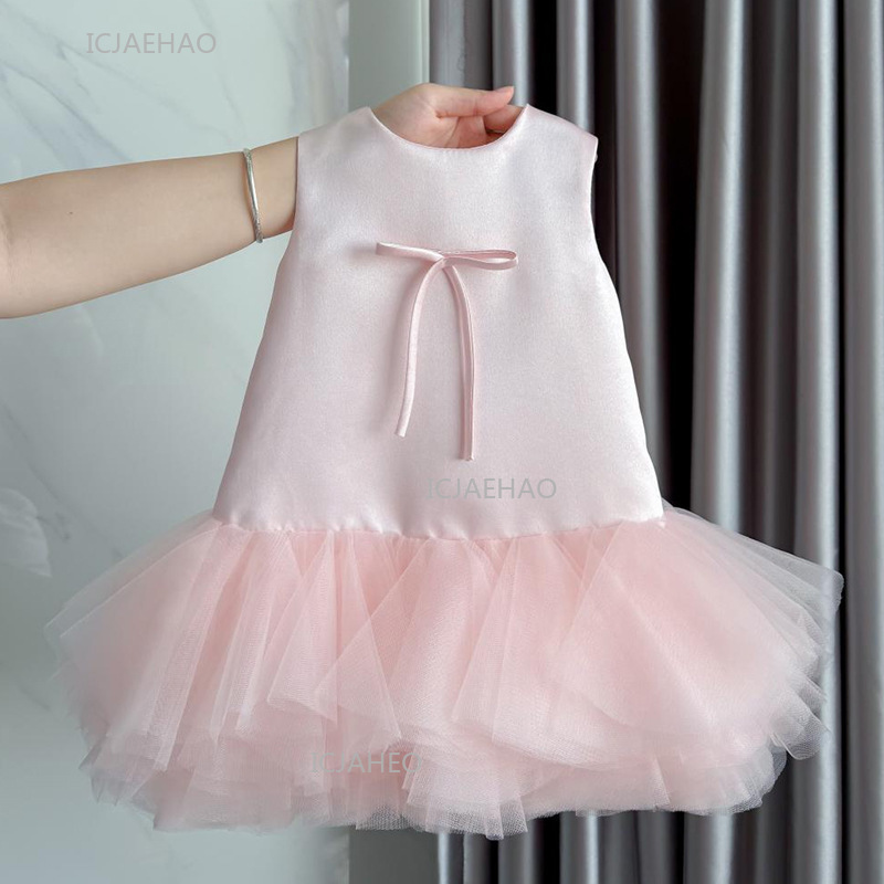 Baby Z Clothing - Gaun Pesta Rompi Bayi Perempuan Merah