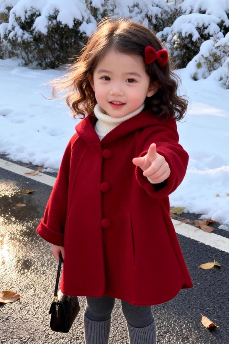 Mantel Wol Anak Perempuan Musi - Baby Clothing Winter ulasan dan harga