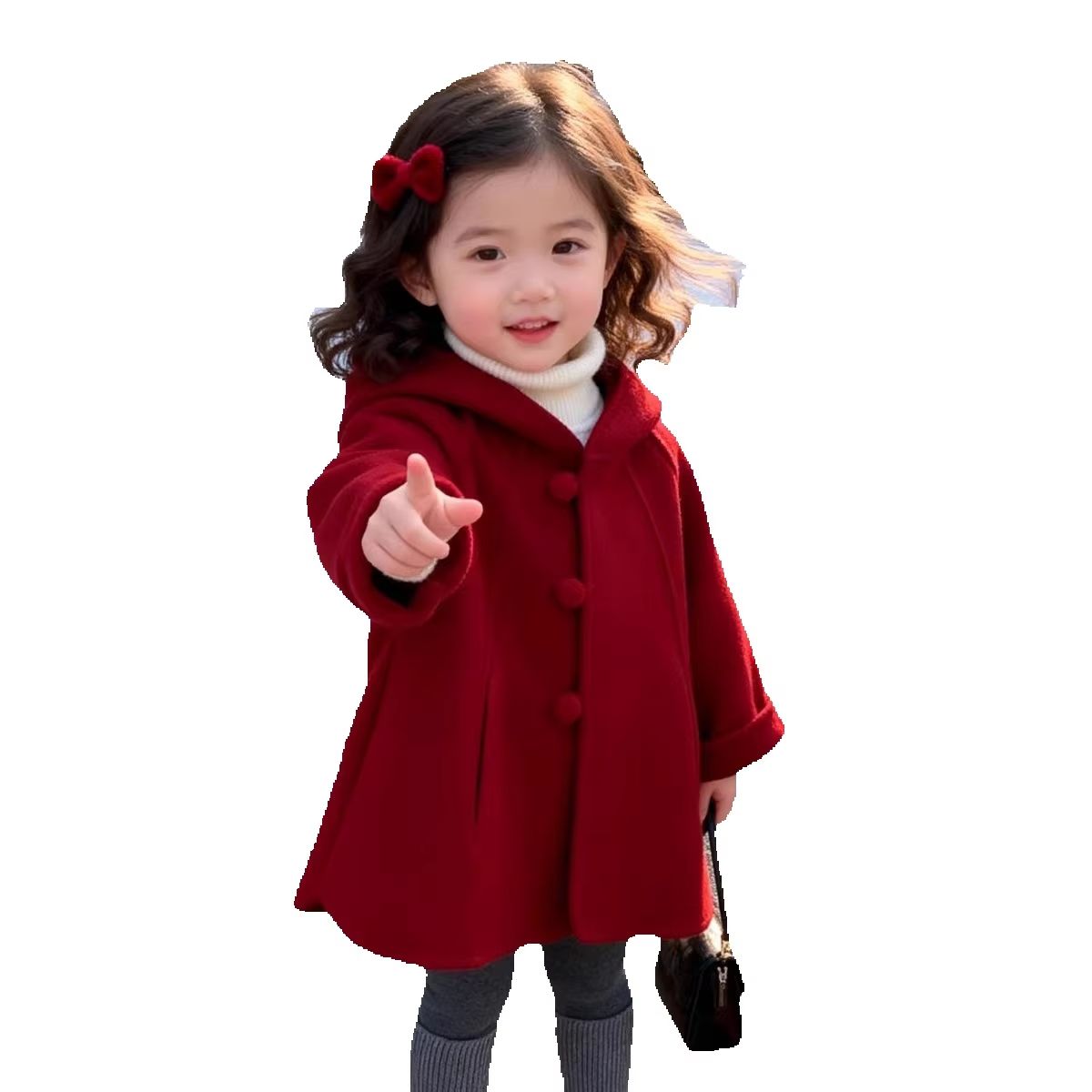 Mantel Wol Anak Perempuan Musi - Baby Clothing Winter ulasan dan harga