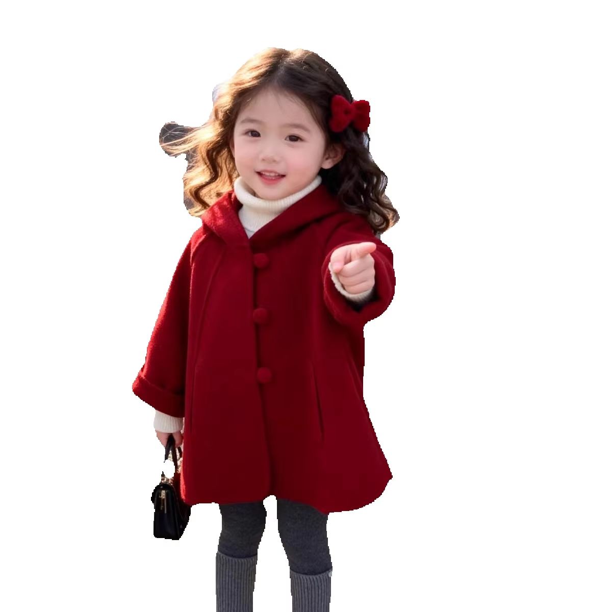 Mantel Wol Anak Perempuan Musi - Baby Clothing Winter ulasan dan harga
