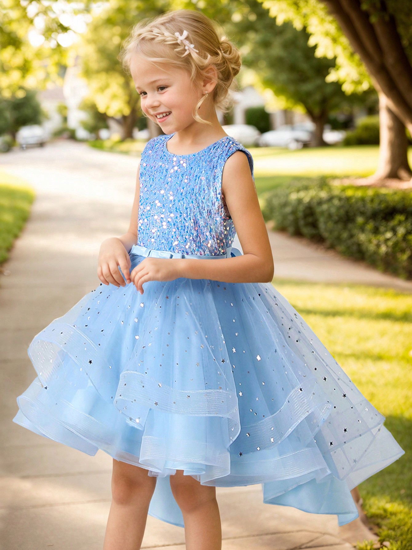 Gaun Pesta Bayi Perempuan Moti - Baby Z Clothing ulasan dan harga
