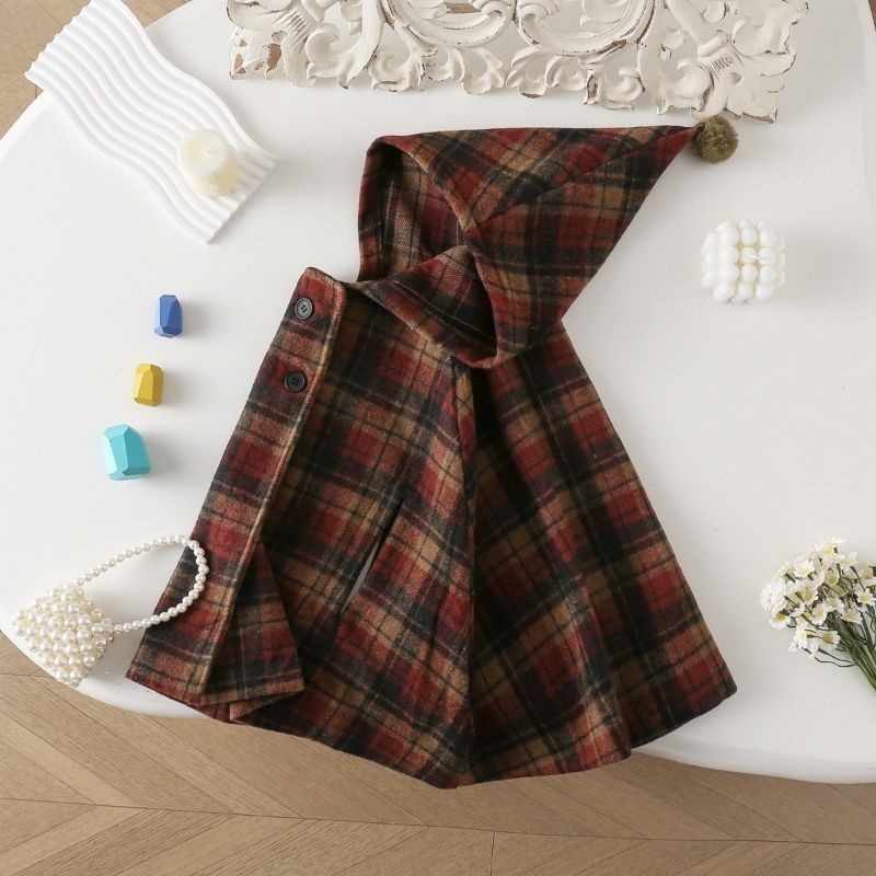 Jas Anak Perempuan Motif Kotak - Baby Clothing Winter ulasan dan harga
