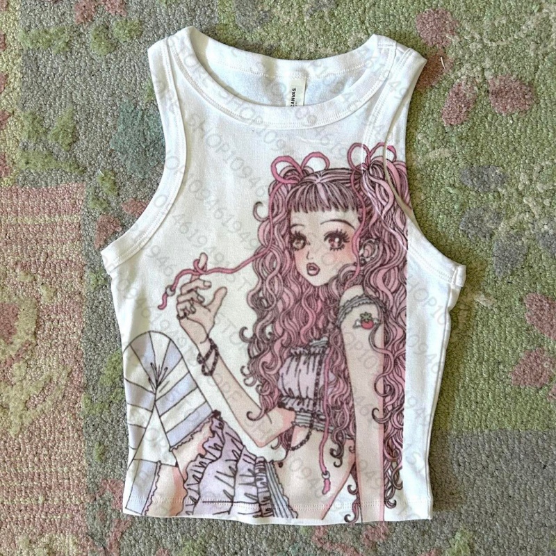 Atasan Wanita Tank & Camisole  - Baby Y2K Clothing ulasan dan harga