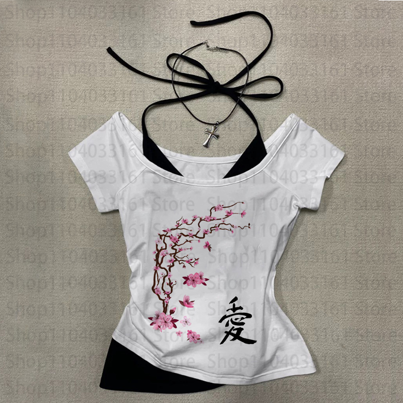 Kaus Atasan Y2k Kaus Wanita Go - Baby Y2K Clothing ulasan dan harga