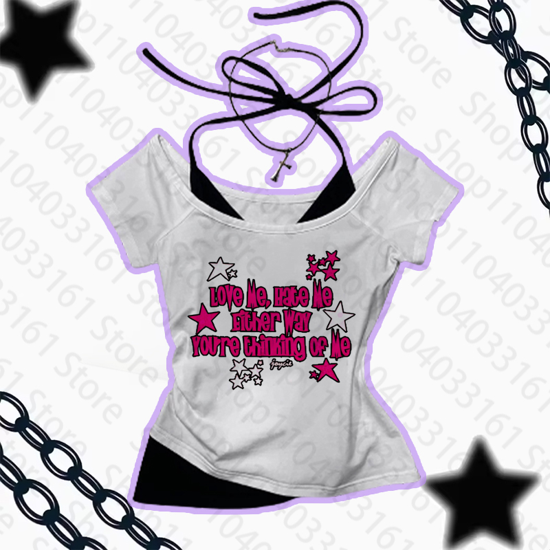 Pakaian Estetis Kaos Bayi Atas - Baby Y2K Clothing ulasan dan harga